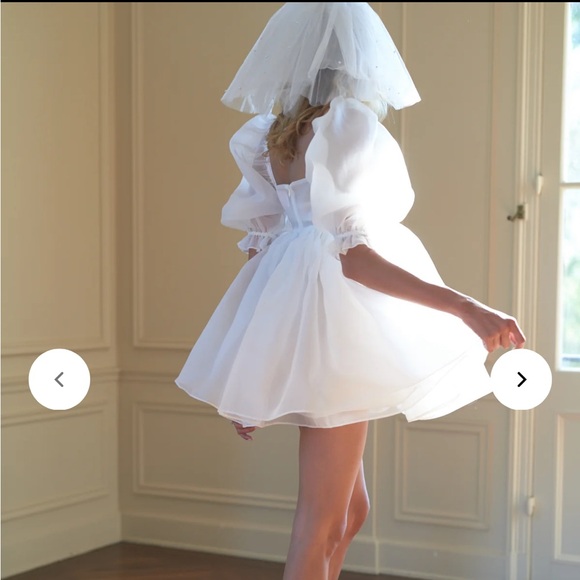 Selkie The Ivory Puff Dress XS - Picture 8 of 10